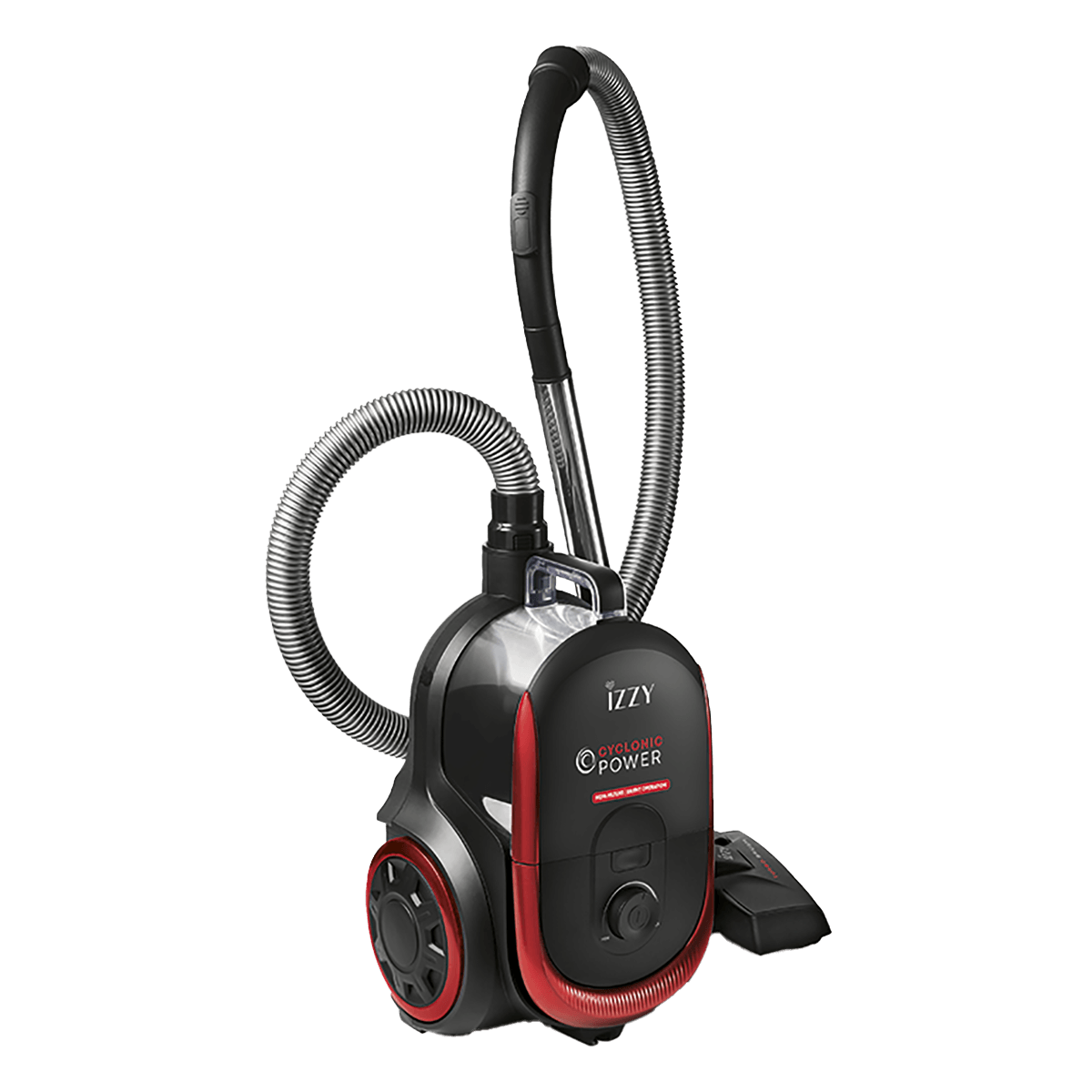 IZZY IZ-4103 Ηλεκτρική Σκούπα με Κάδο 3Lt Κόκκινο - 2