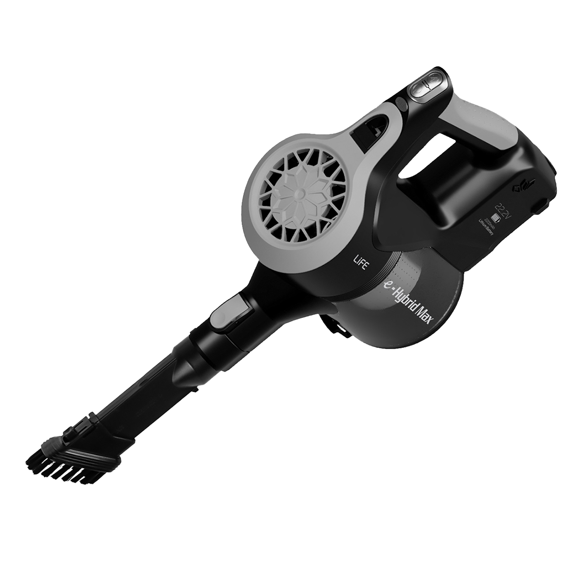 LIFE E-Hybrid Max Ασύρματη Σκούπα Stick 22.2V Ασημί - 4