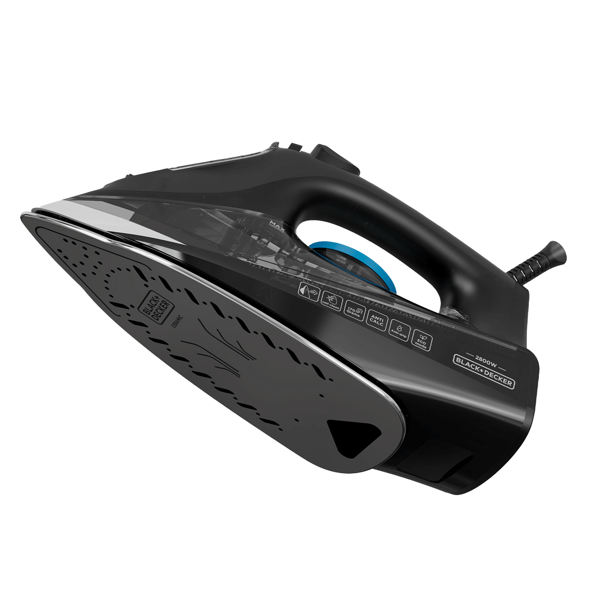 BLACK & DECKER BXIR2805E Σίδερο Ατμού 2800W Μαύρο - 2