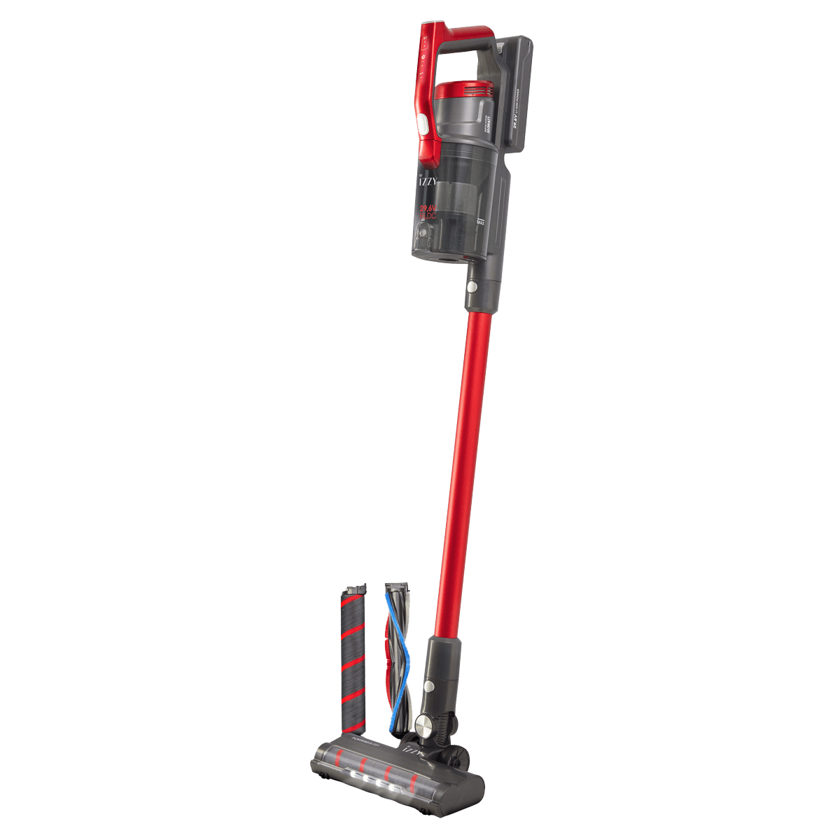 IZZY IZ-4008 VC Σκούπα Stick 2 in 1 29.6V Κόκκινο