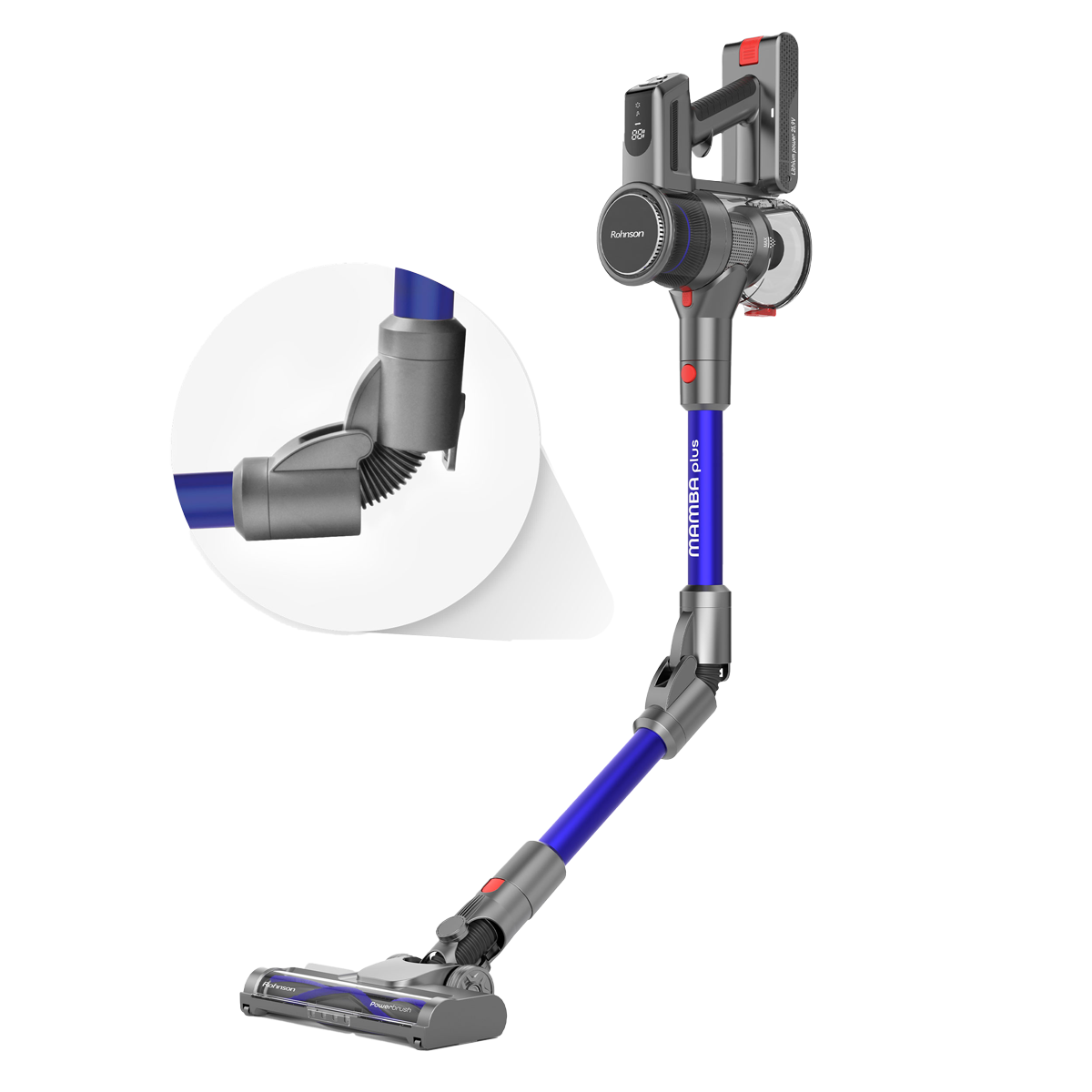 ROHNSON Mamba M2 Ασύρματη Σκούπα Stick 25.9V Μπλε - 3