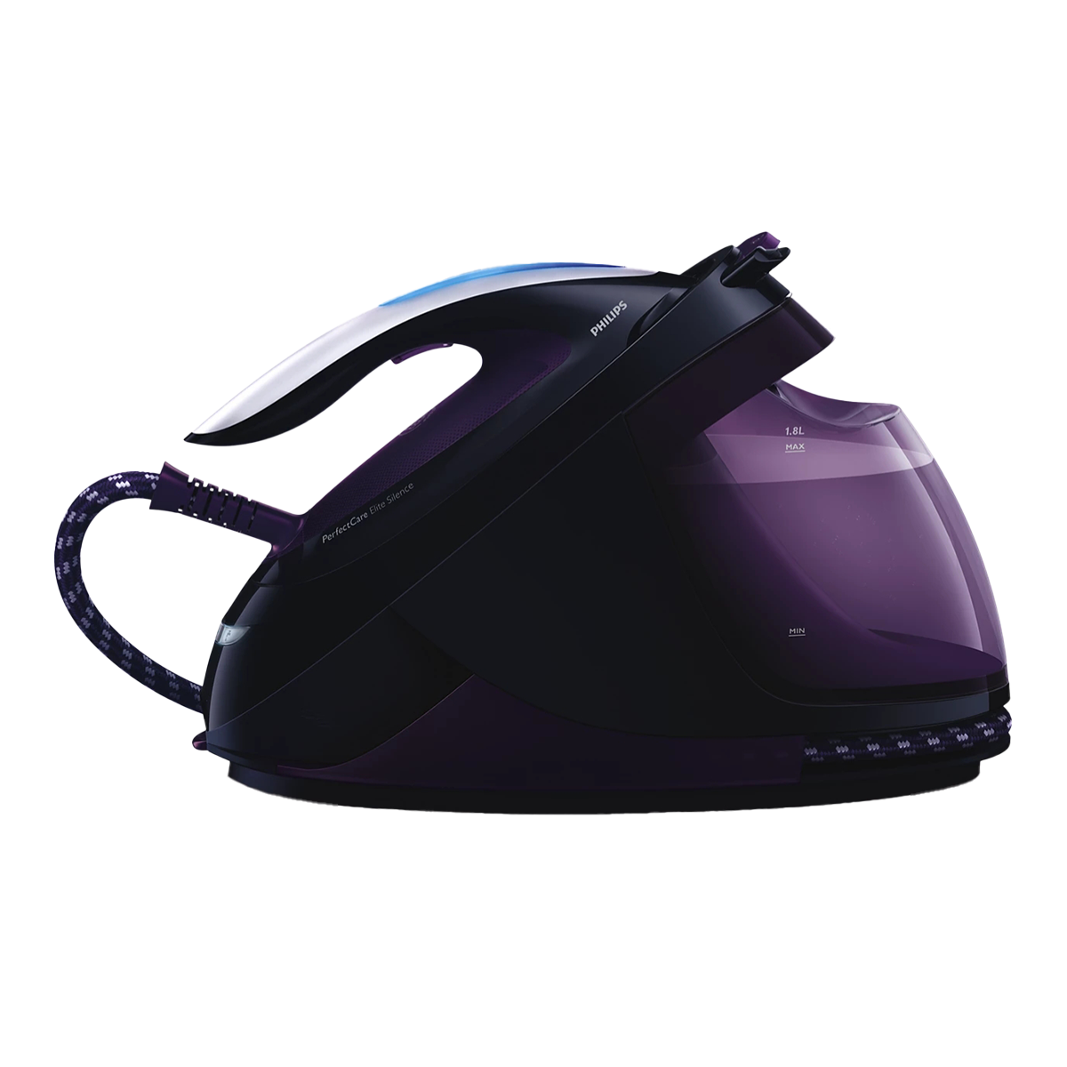 PHILIPS GC9650/80 PerfectCare Elite Σύστημα Σιδερώματος με Δοχείο 1.8Lt Μωβ