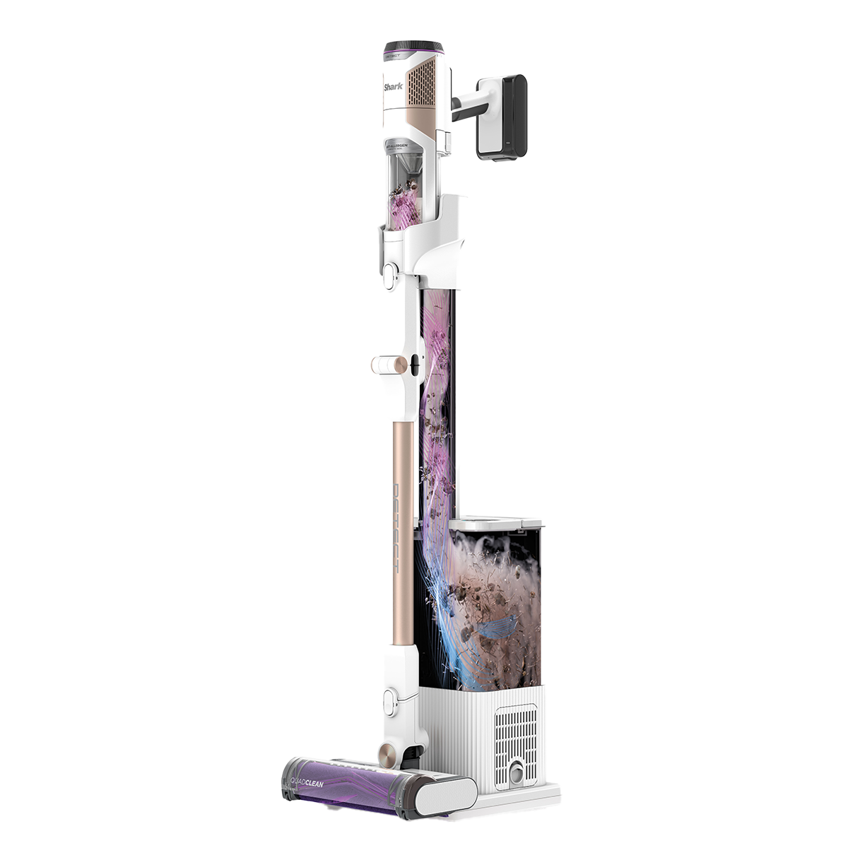 SHARK IW3612EU Detect Clean & Empty Ασύρματη Σκούπα Stick Λευκό - 2