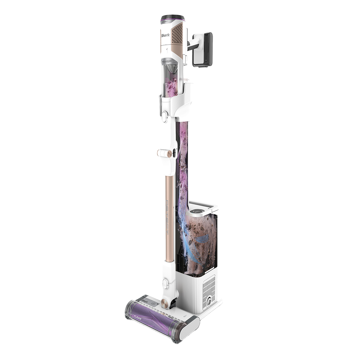 SHARK IW3612EUT Detect Pet Clean & Empty Ασύρματη Σκούπα Stick Λευκό - 2