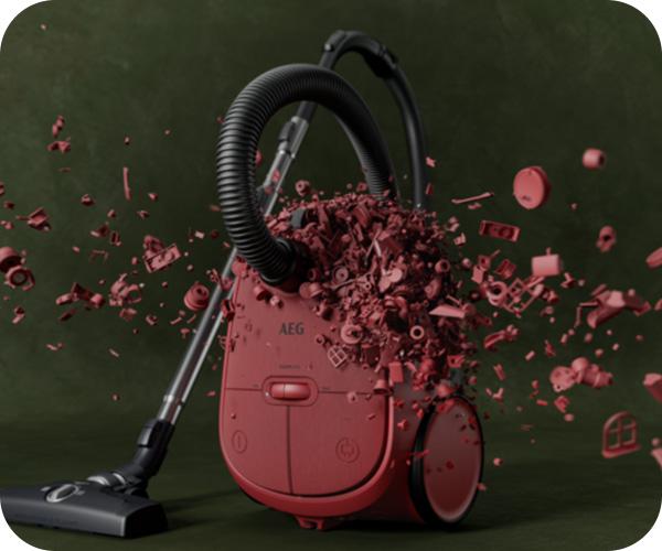 AEG AB61C3CR Clean 6000 Ηλεκτρική Σκούπα 50%