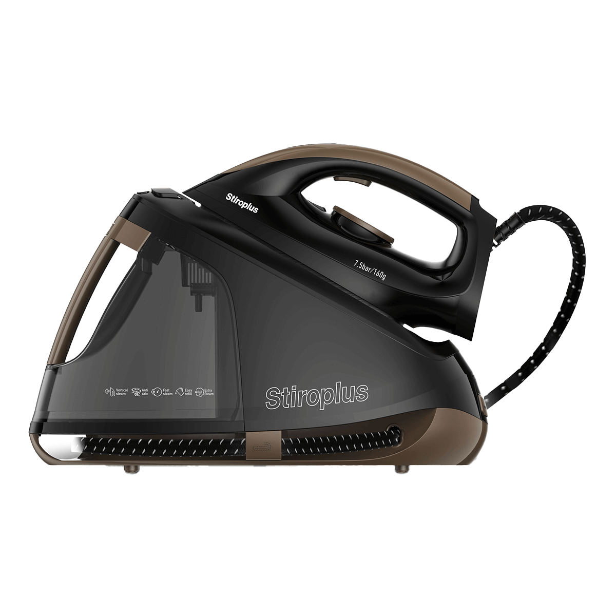 STIROPLUS SP 2012 Σύστημα Σιδερώματος με Δοχείο 1.8Lt Μαύρο