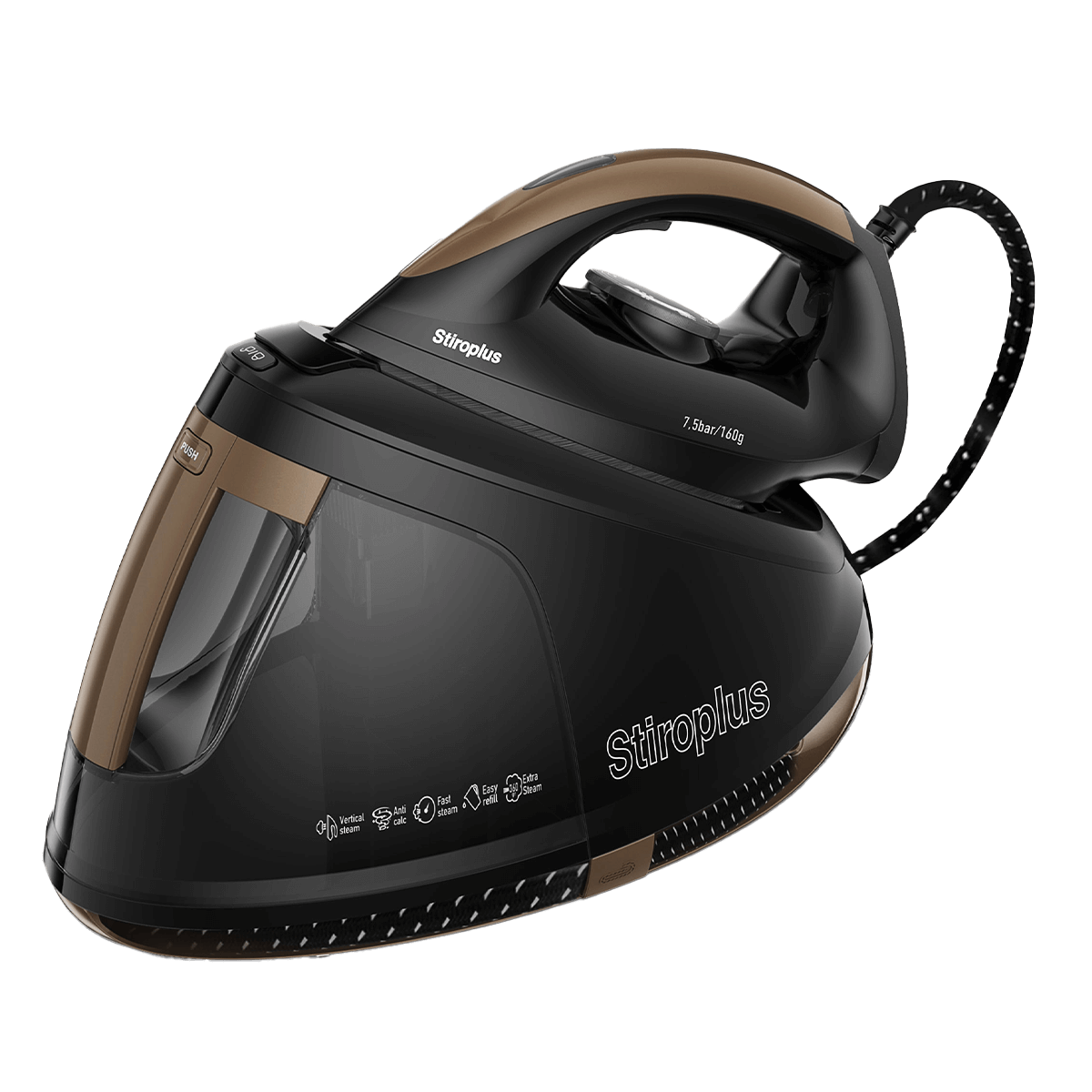 STIROPLUS SP 2012 Σύστημα Σιδερώματος με Δοχείο 1.8Lt Μαύρο - 3