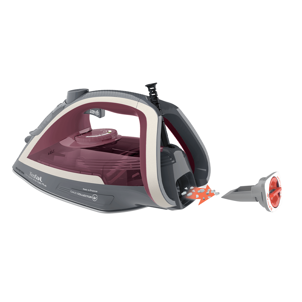 TEFAL FV6840 Ultragliss Plus Σίδερο Ατμού 2800W Κόκκινο - 3