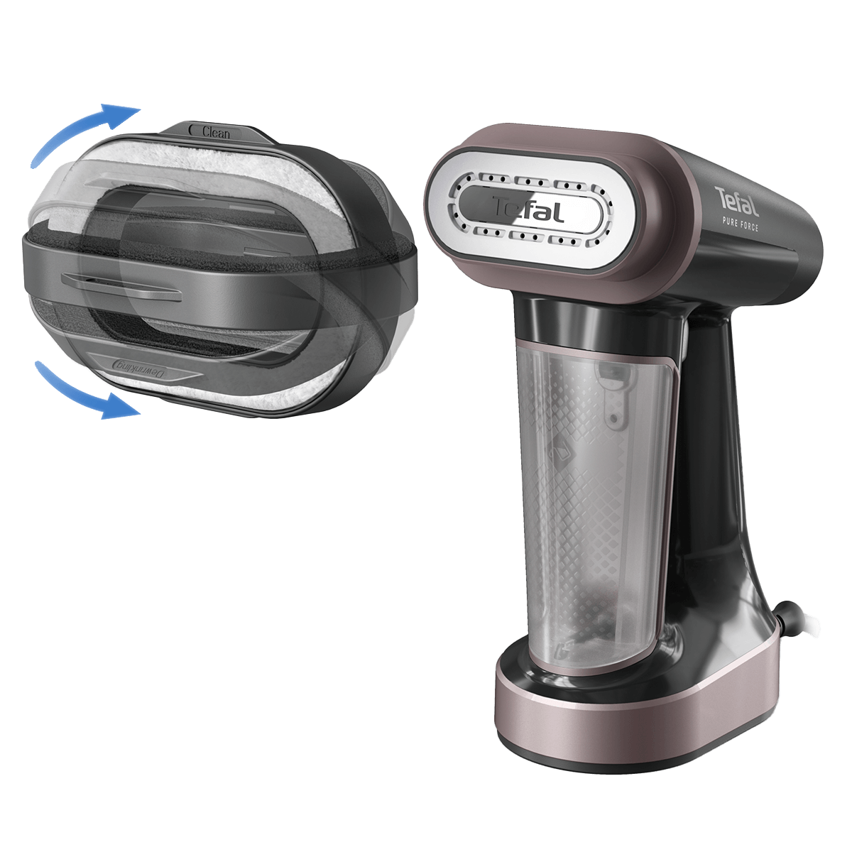 TEFAL DT8765 Pure Force 3 in 1 Σύστημα Ατμού 1800W Μαύρο - 2