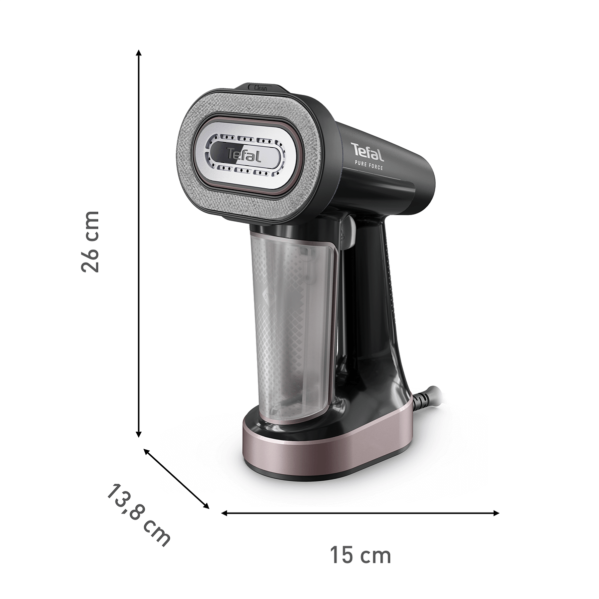 TEFAL DT8765 Pure Force 3 in 1 Σύστημα Ατμού 1800W Μαύρο - 4