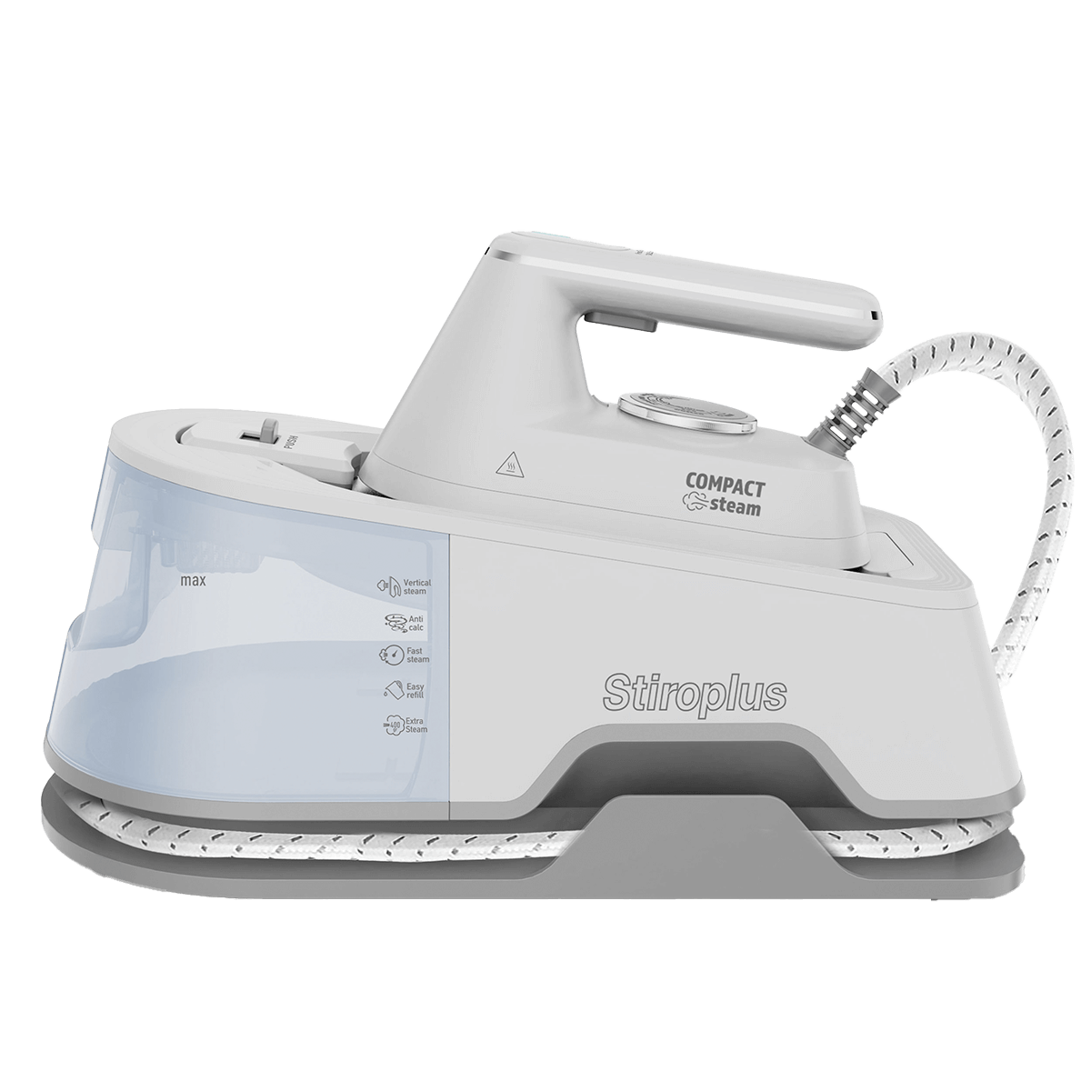 STIROPLUS SP 2030 Σύστημα Σιδερώματος με Δοχείο 1.2Lt Λευκό/ Μπλε - 2
