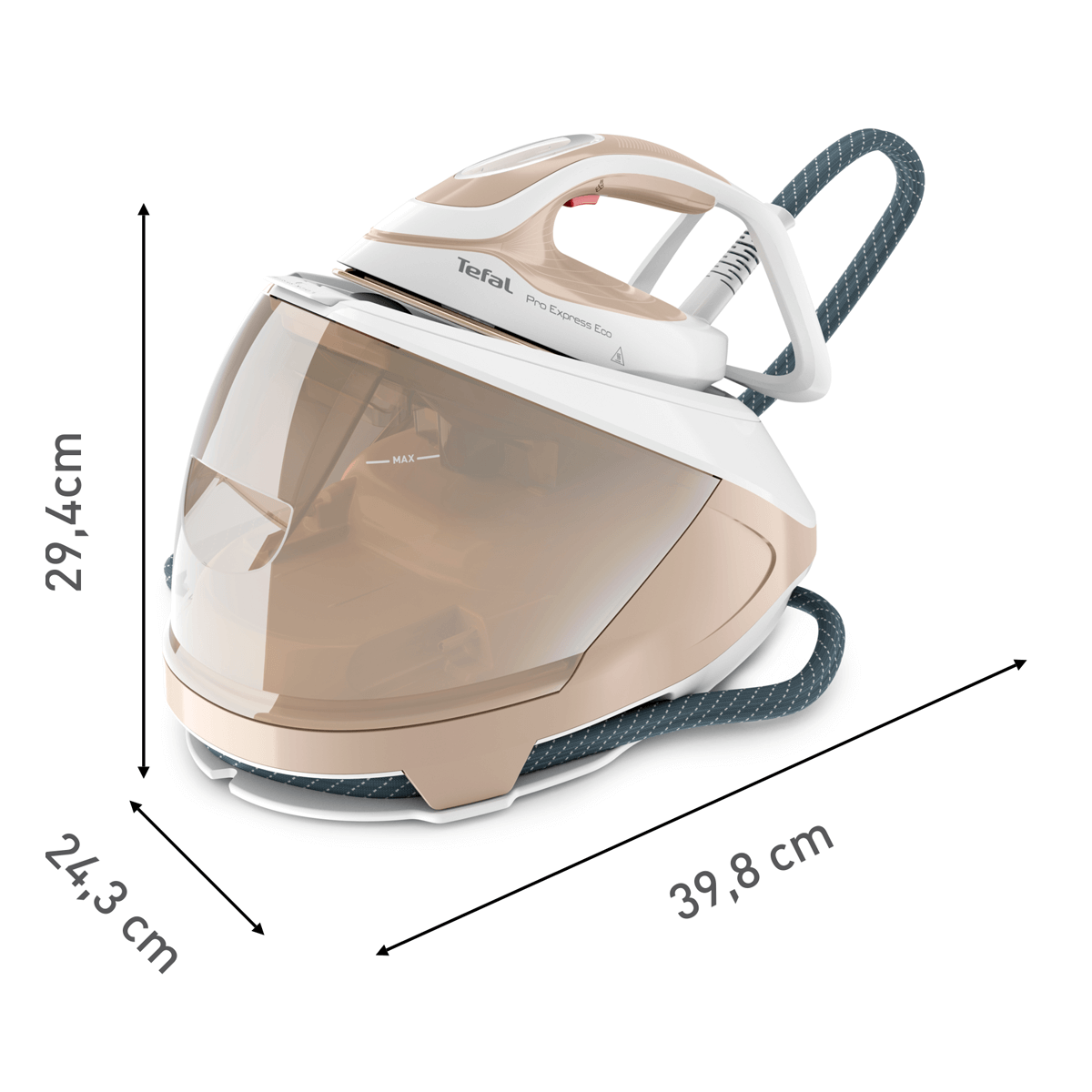 TEFAL GV9E22E0 PerfectCare Pro Express Eco Σύστημα Σιδερώματος 1.8Lt Μπεζ - 3