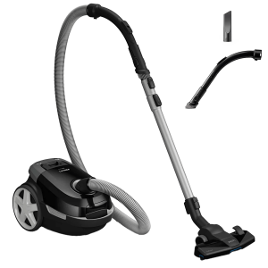 PHILIPS XD3112/09 Series 3000 Ηλεκτρική Σκούπα με Σακούλα 3Lt Μαύρο