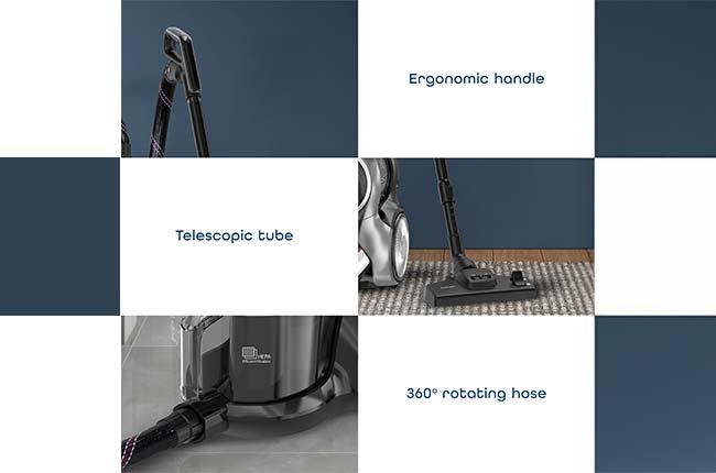 ROHNSON R-1233 Ηλεκτρική Σκούπα με Κάδο 4Lt