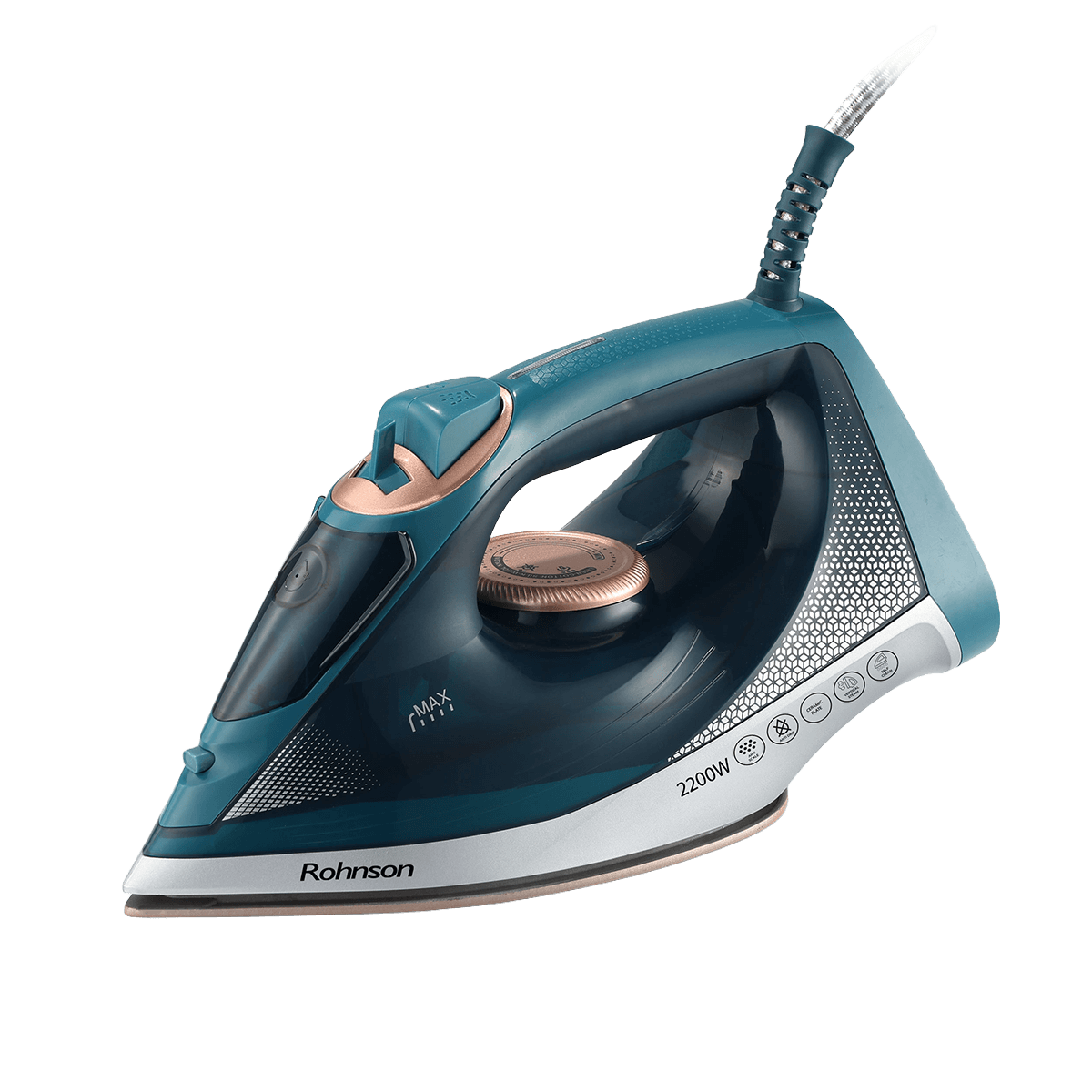 ROHNSON R-356 Σίδερο Ατμού 2200W Μπλε - 3