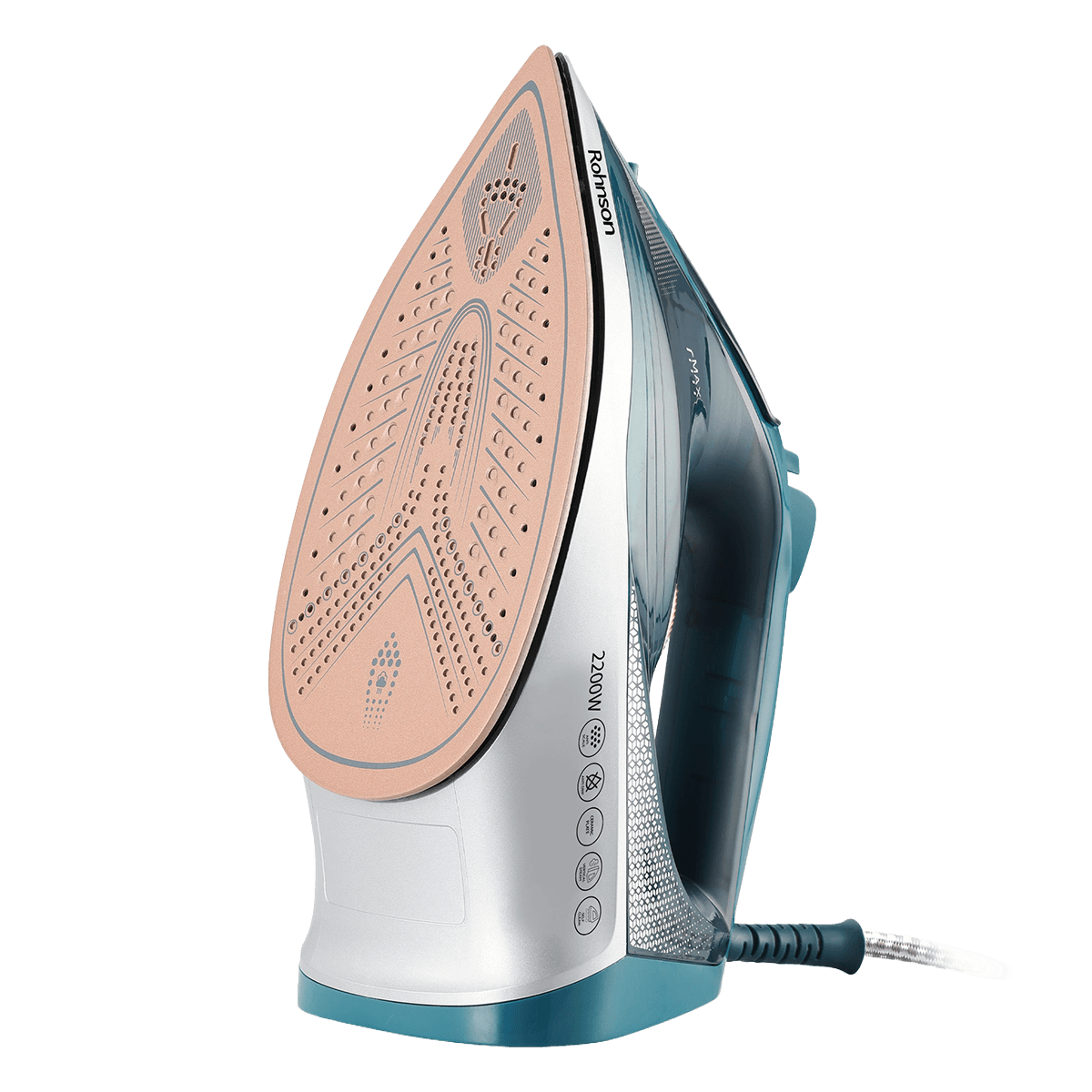 ROHNSON R-356 Σίδερο Ατμού 2200W Μπλε - 4