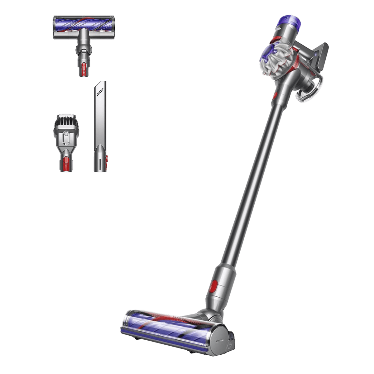 DYSON V7 Advanced Ασύρματη Σκούπα Stick 21.6V Silver/Nickel