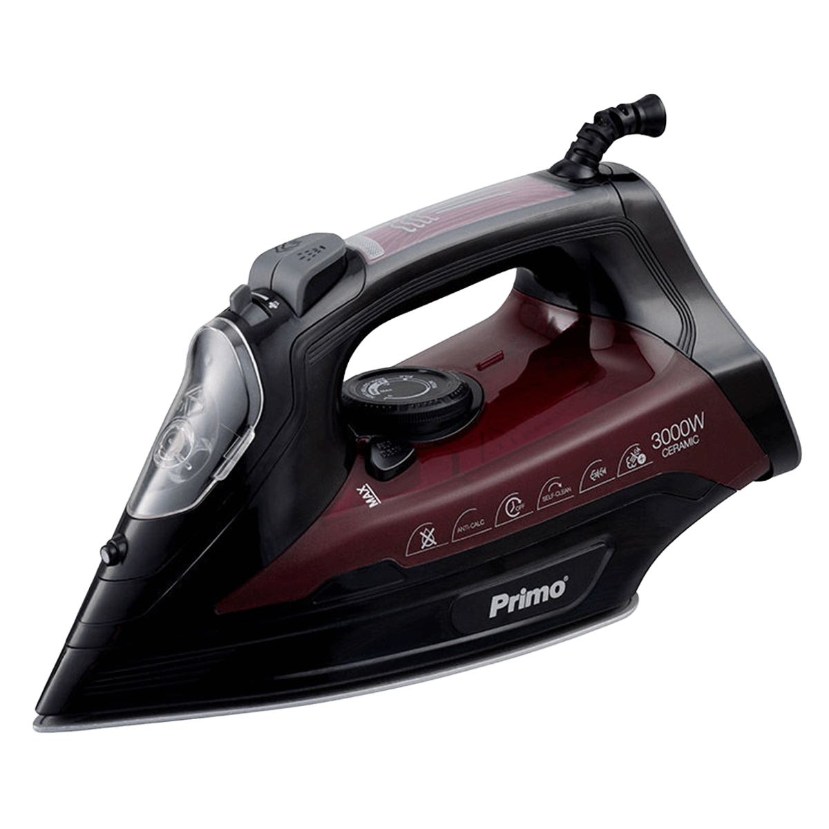 PRIMO PRSI-40313 Σίδερο Ατμού 3000W Μπορντό