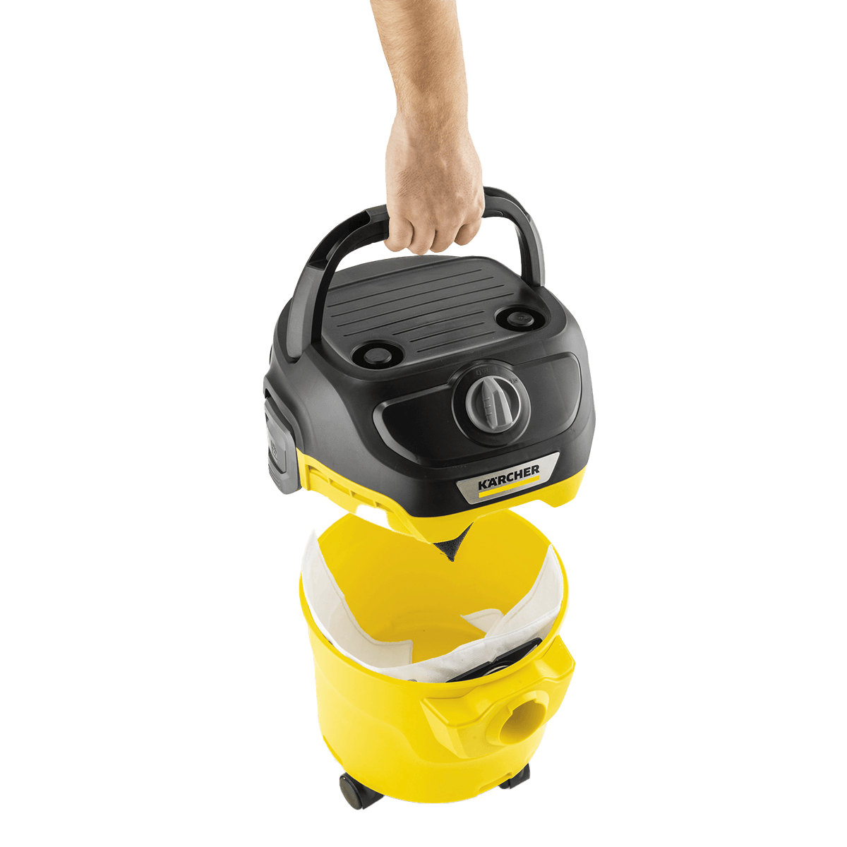 KARCHER 1.628-401.0 KWD Σκούπα Υγρών & Στερεών 1000W Κίτρινο - 5