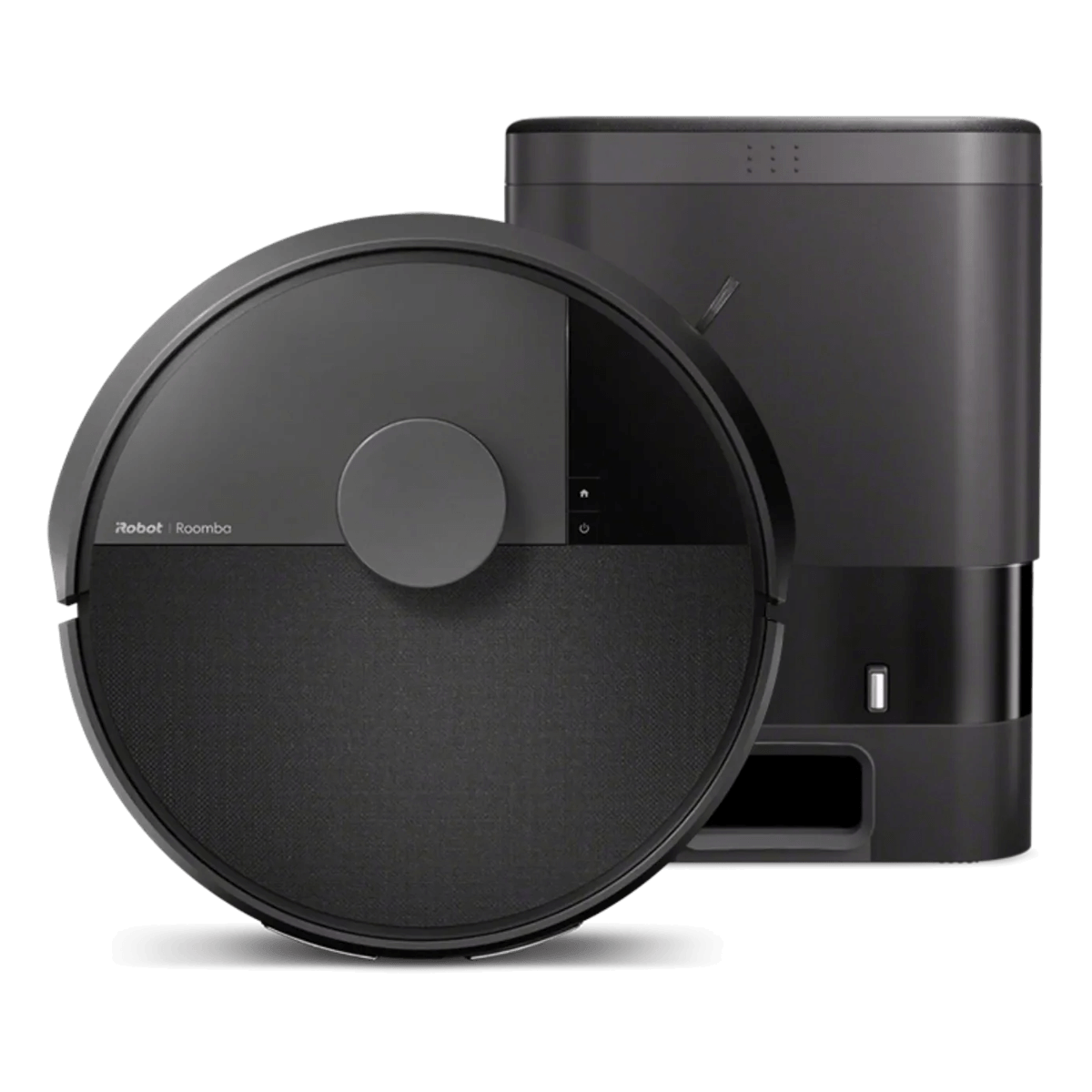 iRobot Roomba Combo 105 + Βάση AutoEmpty Σκούπα Ρομπότ για Σκούπισμα και Σφουγγάρισμα με Wi-Fi Μαύρο