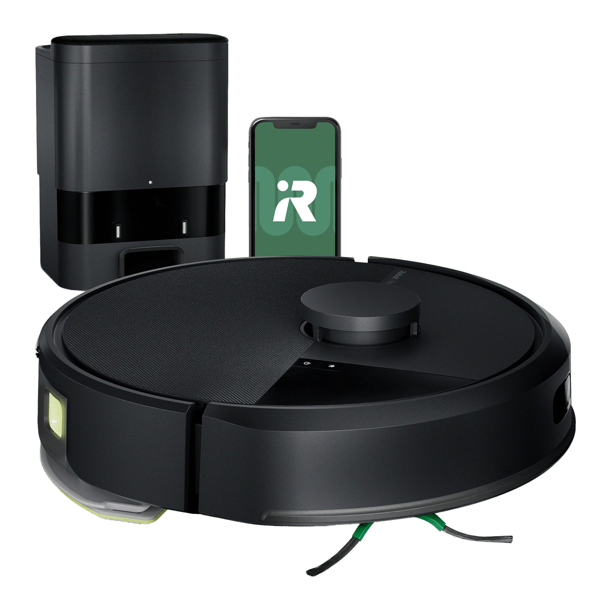 iRobot Roomba Combo 105 + Βάση AutoEmpty Σκούπα Ρομπότ για Σκούπισμα και Σφουγγάρισμα με Wi-Fi Μαύρο - 2
