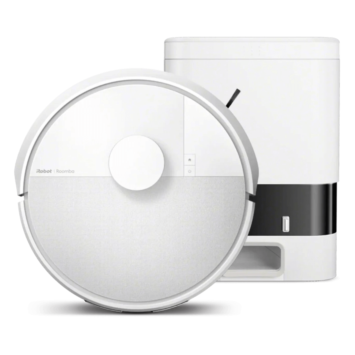 iRobot Roomba Combo 105 + Βάση AutoEmpty Σκούπα Ρομπότ για Σκούπισμα και Σφουγγάρισμα με Wi-Fi Λευκό