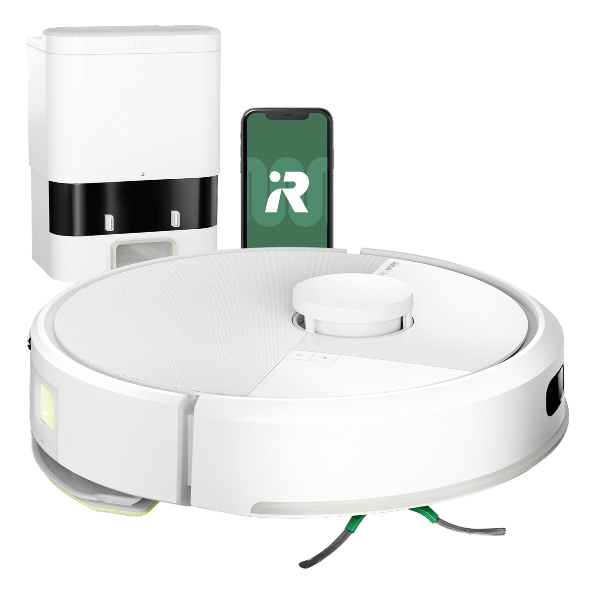 iRobot Roomba Combo 105 + Βάση AutoEmpty Σκούπα Ρομπότ για Σκούπισμα και Σφουγγάρισμα με Wi-Fi Λευκό - 2