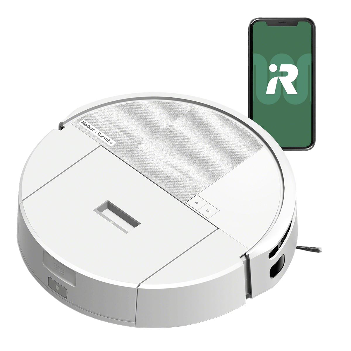 iRobot Roomba Combo 205 DustCompactor Σκούπα Ρομπότ για Σκούπισμα & Σφουγγάρισμα Λευκό