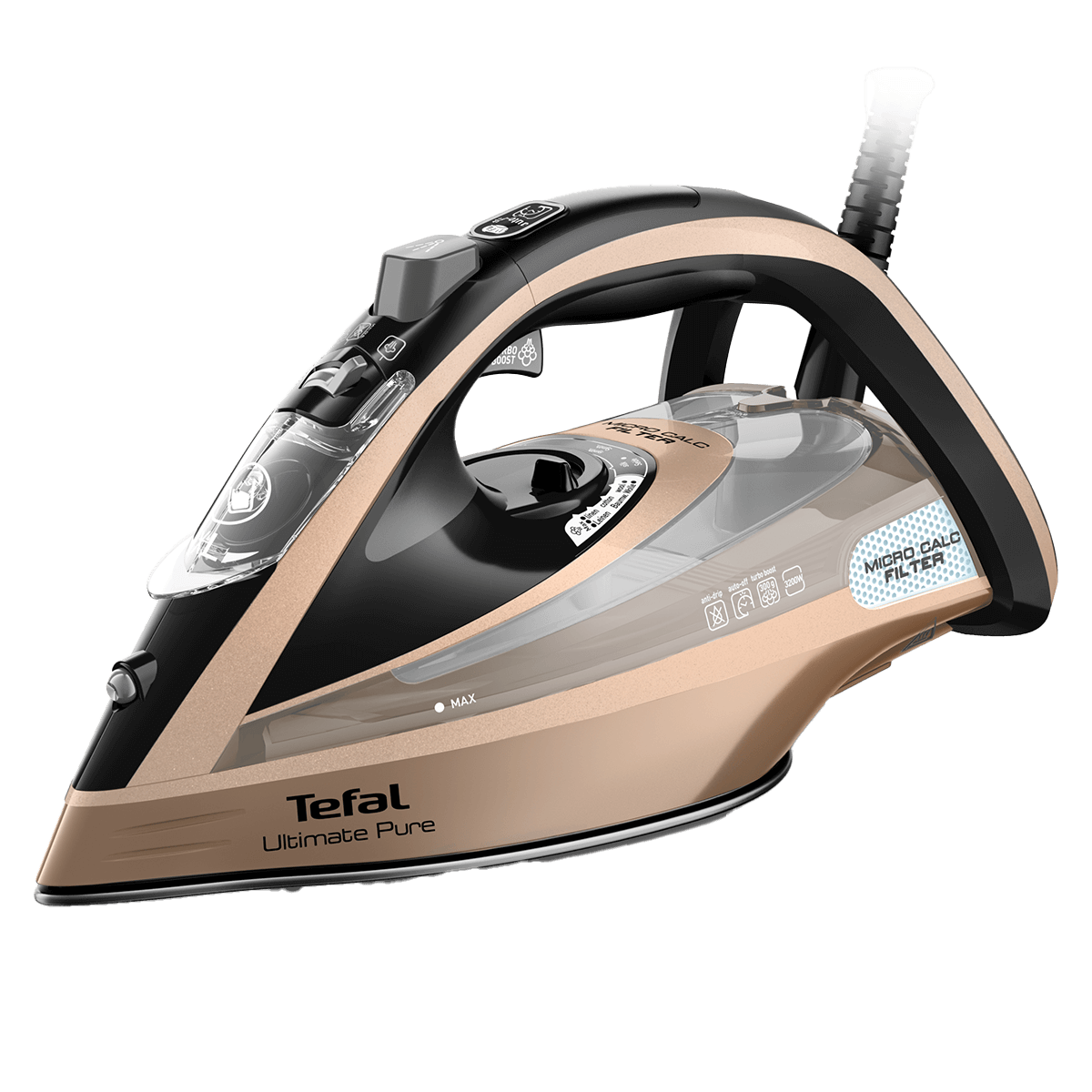 TEFAL FV9852E0 Ultimate Pure Σίδερο Ατμού 3200W Μαύρο