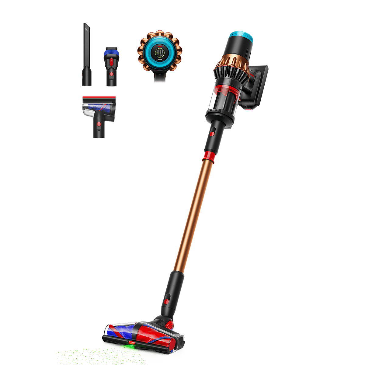 DYSON V16 (492963-01) Piston Animal Ασύρματη Σκούπα Stick 25.9V Bright Copper/Bright Copper