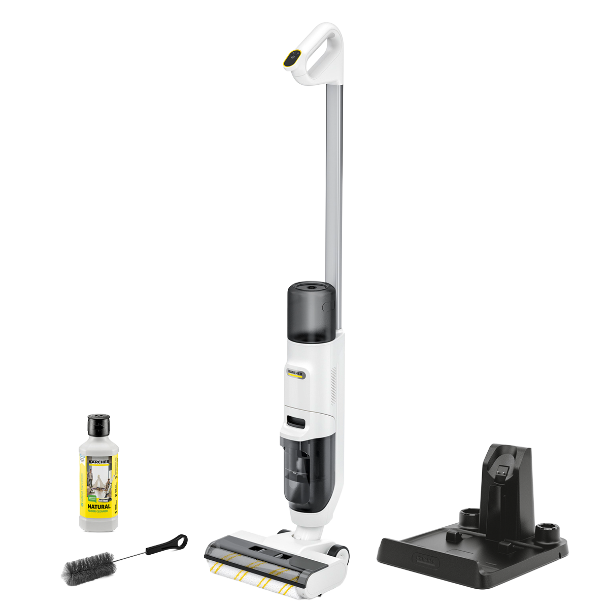 KARCHER FCV 2 Natural N Επαναφορτιζόμενη Σκούπα/ Σφουγγαρίστρα Stick 240V Λευκό