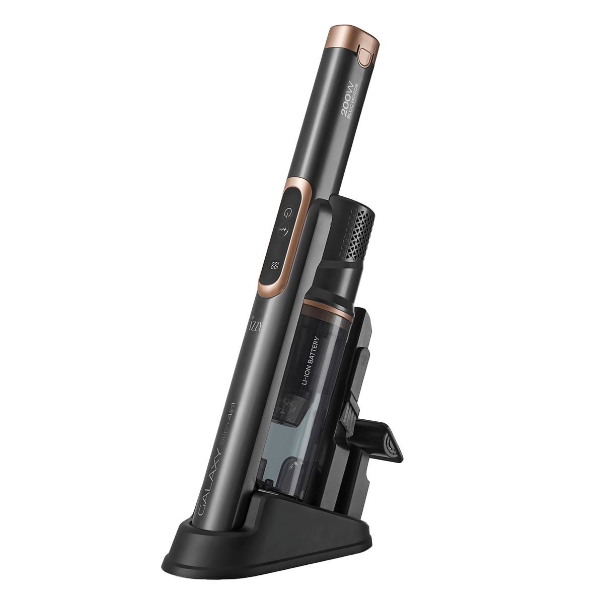 IZZY G7 Slim 4 in 1 Σκουπάκι & Σκούπα Stick BLDC 14.8V Μαύρο - 3