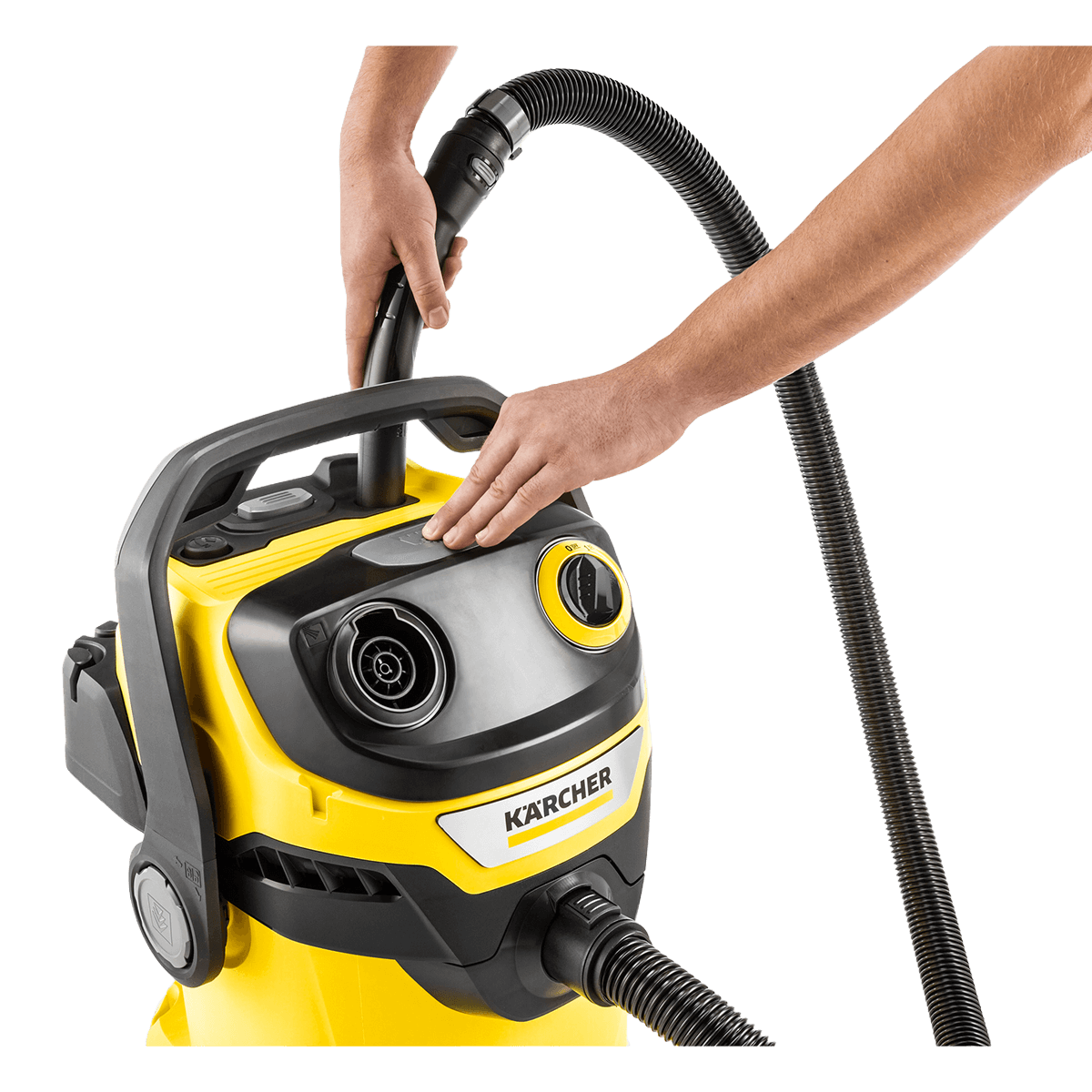 KARCHER WD 5 V-25/5/22 Wet & Dry Σκούπα Υγρών & Στερεών Κίτρινο - 3