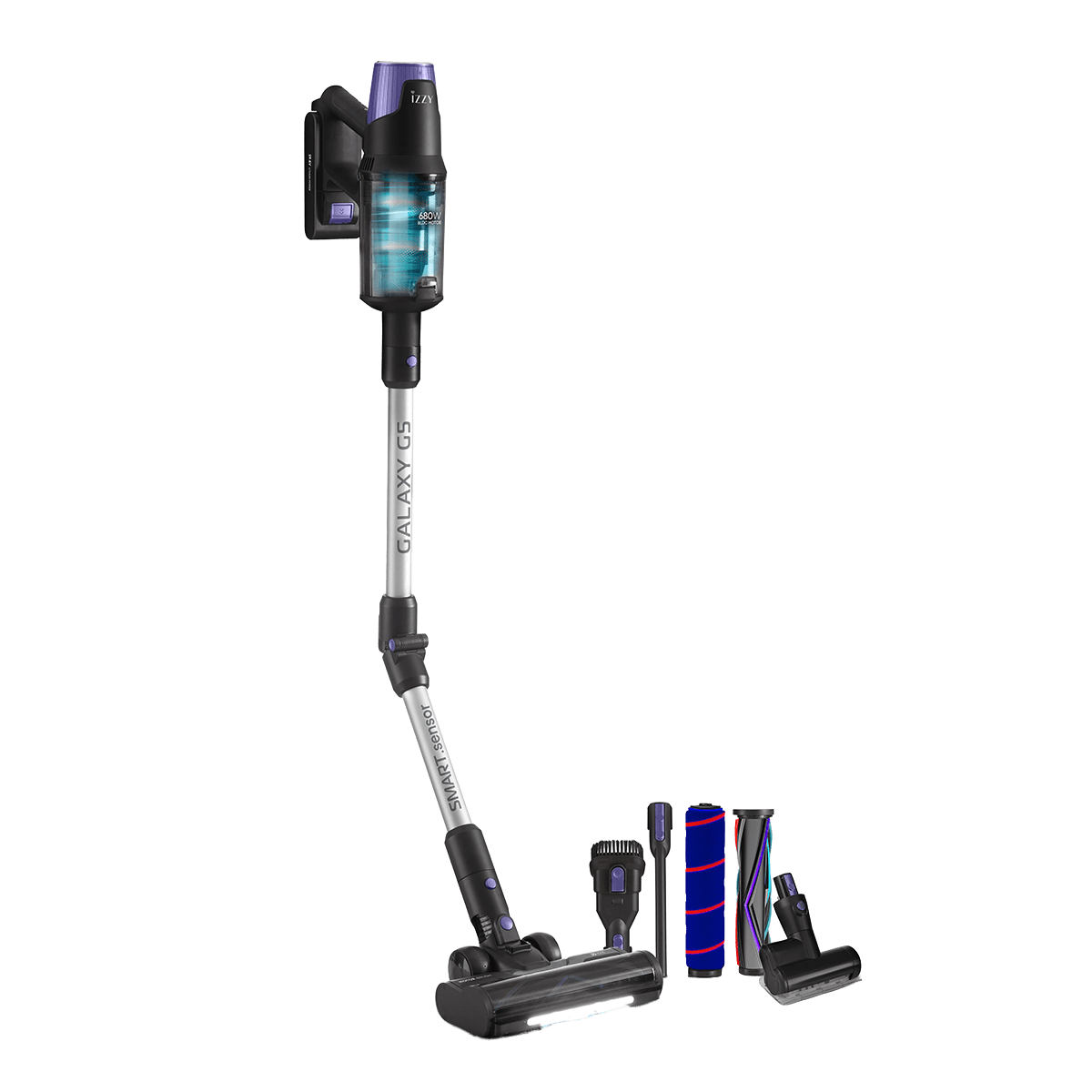 IZZY Galaxy G5 Ασύρματη Σκούπα Stick 29.6V Black