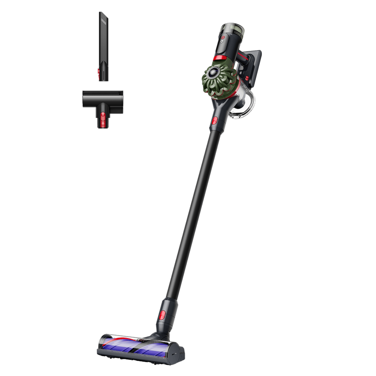 DYSON V8 Cyclone Army Ασύρματη Σκούπα Stick 21.6V Green/Black
