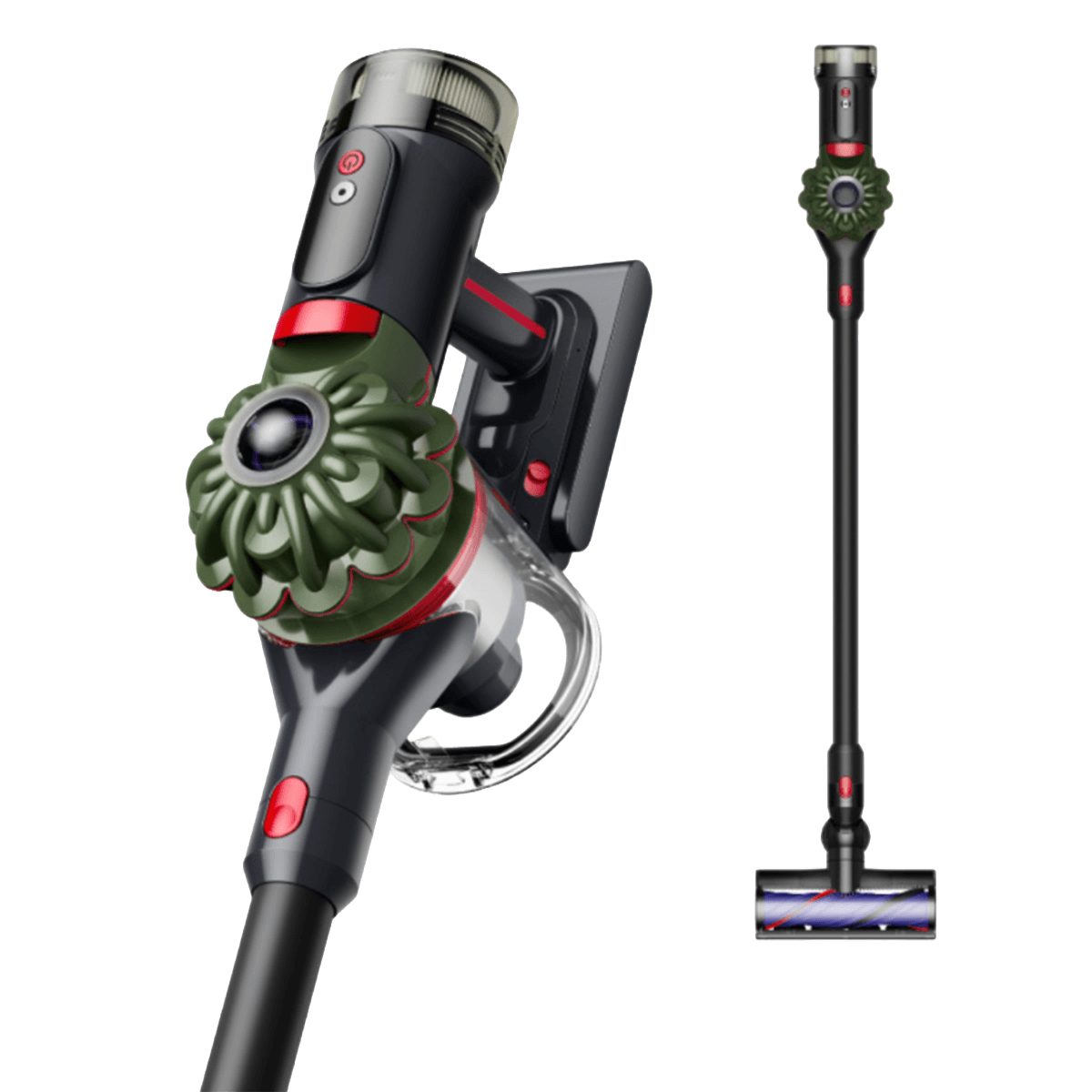 DYSON V8 Cyclone Army Ασύρματη Σκούπα Stick 21.6V Green/Black - 3