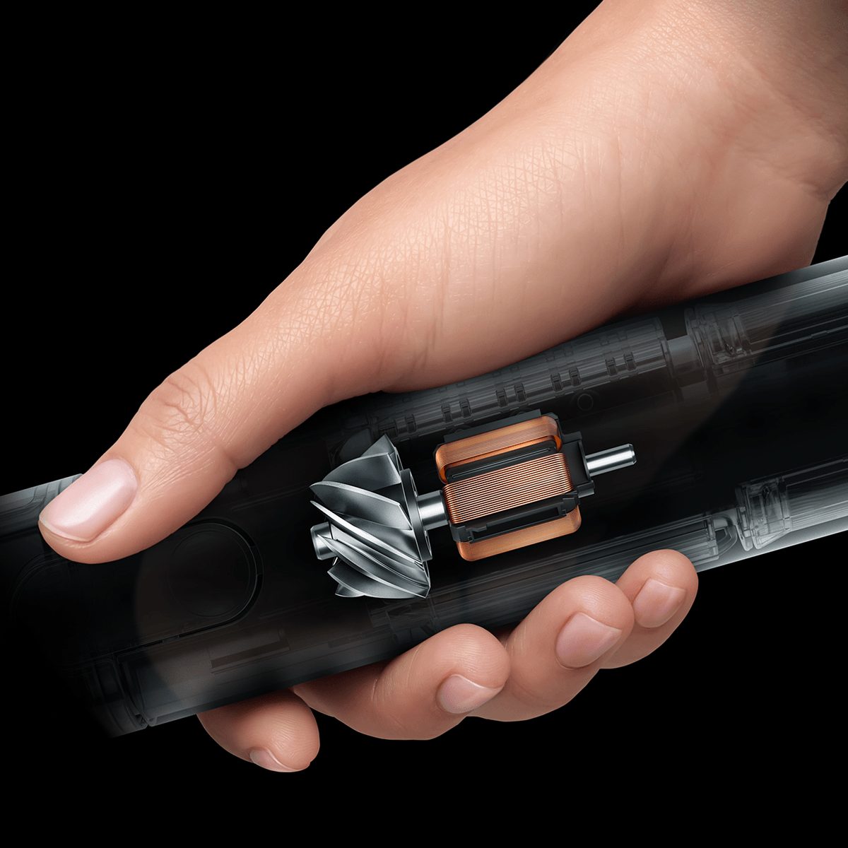 DYSON 492689-01 DP20 Pencilvac Fluffycones Ασύρματη Σκούπα Stick 14.68V Matte Black - 6