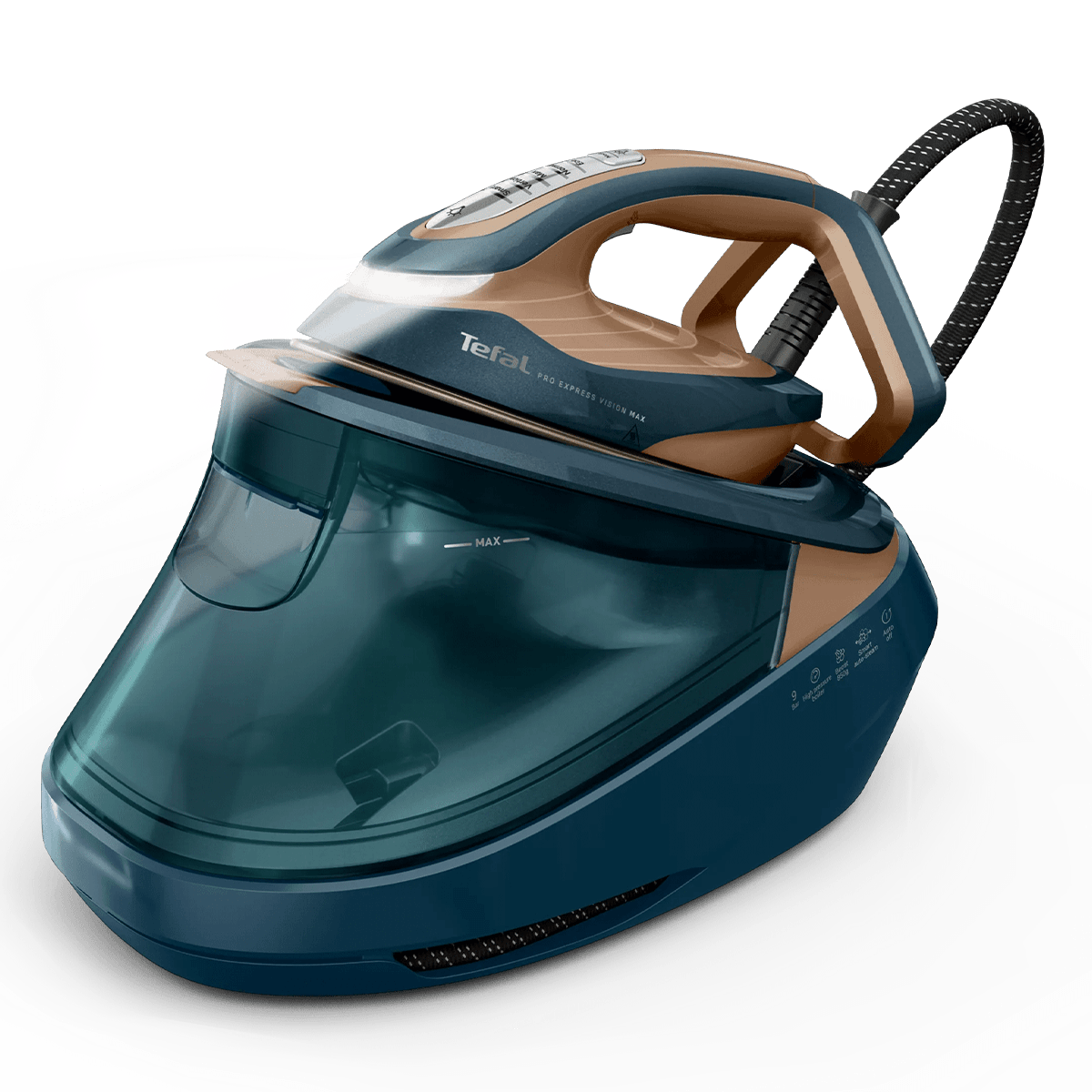 TEFAL GV9920 Pro Expres Vision Σύστημα Σιδερώματος με Δοχείο 1.2Lt Πράσινο