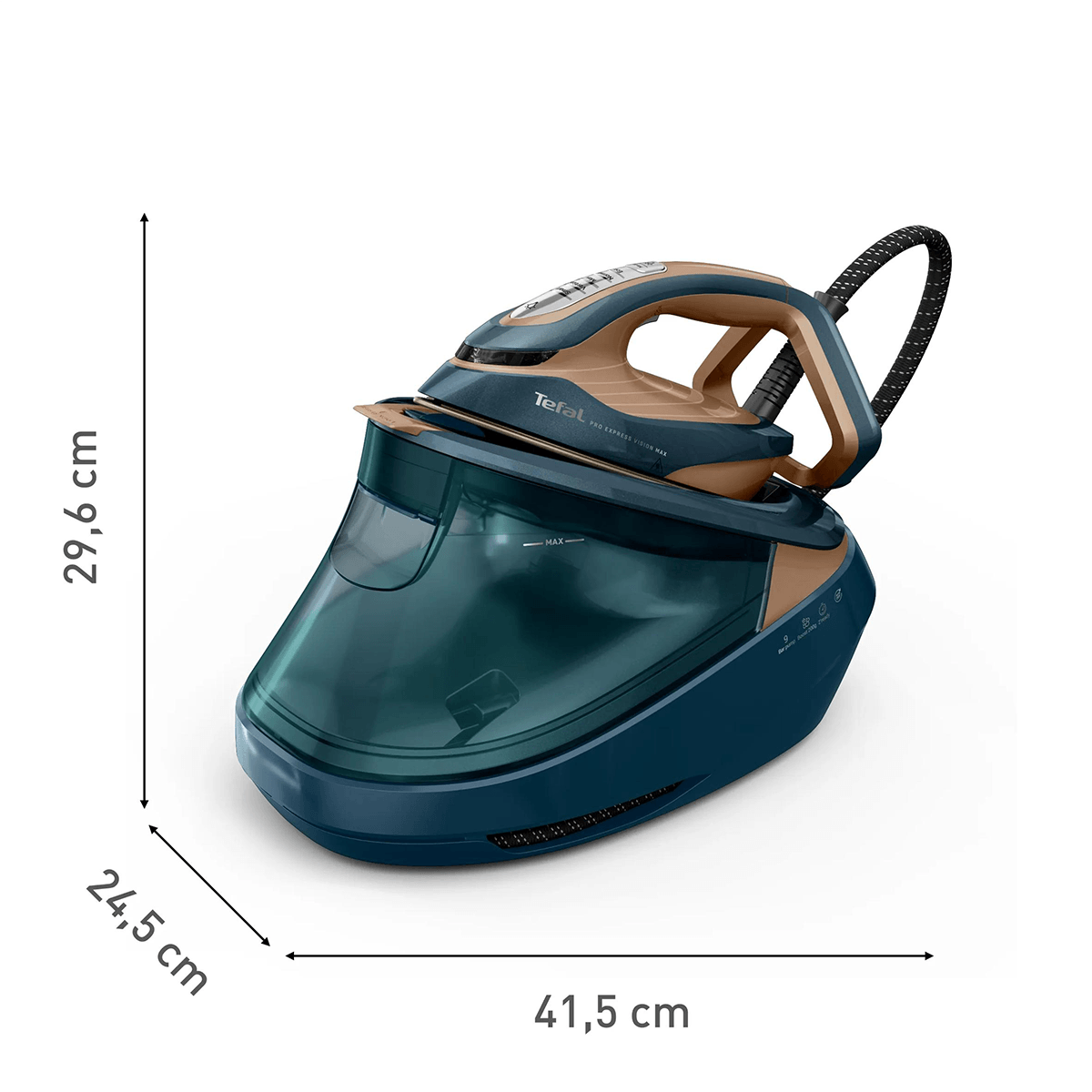 TEFAL GV9920 Pro Expres Vision Σύστημα Σιδερώματος με Δοχείο 1.2Lt Πράσινο - 3