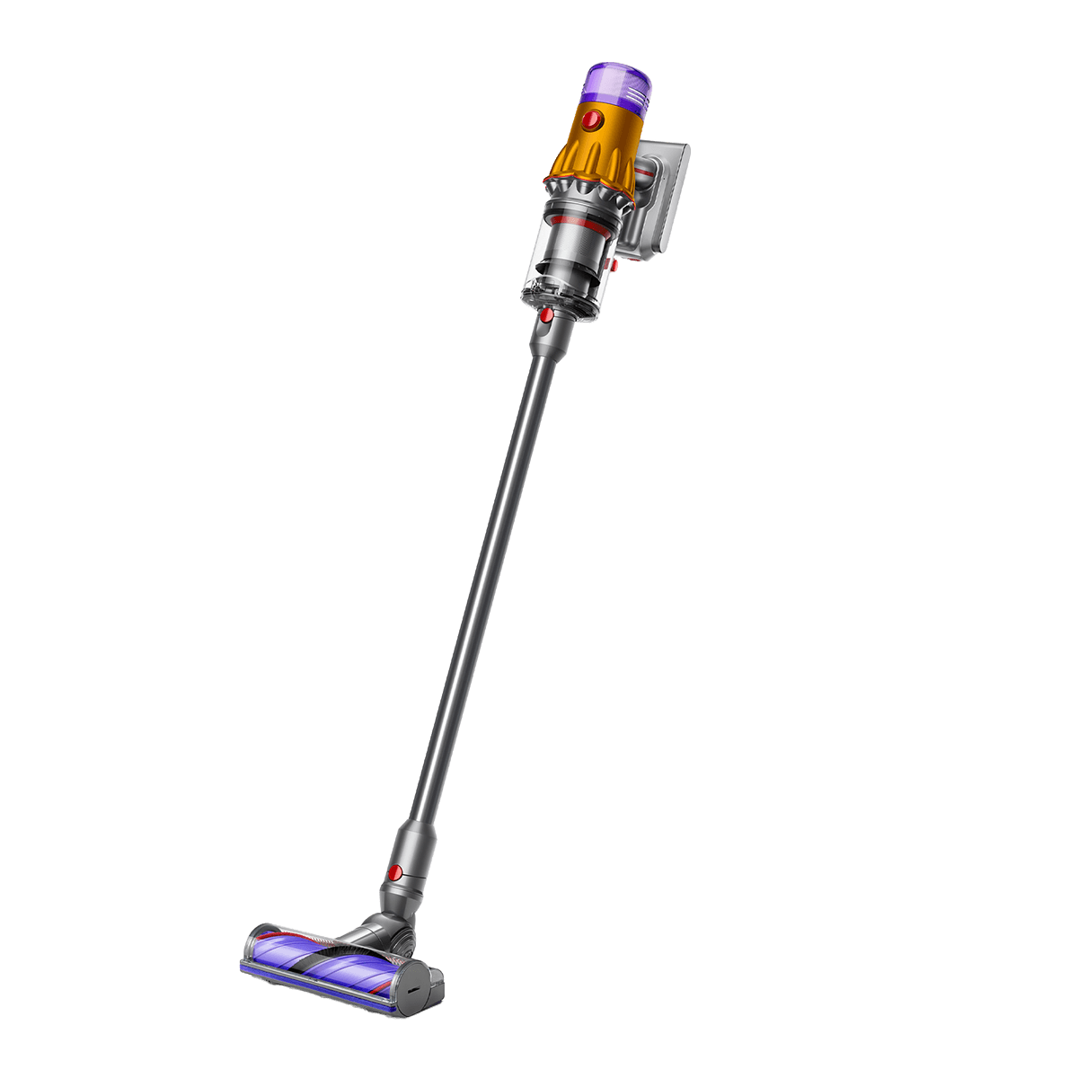 DYSON V12 Detect Slim Absolute Ασύρματη Σκούπα Stick Absolute Yellow/ Iron/ Nickel