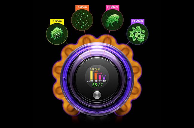 DYSON V15 Detect Absolute Ασύρματη Σκούπα lcd screen