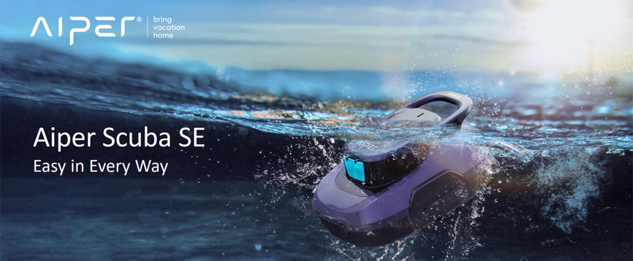 Aiper Scuba SE Ρομπότ Καθαρισμού Πισίνας 4.500 LPH Ανθρακί