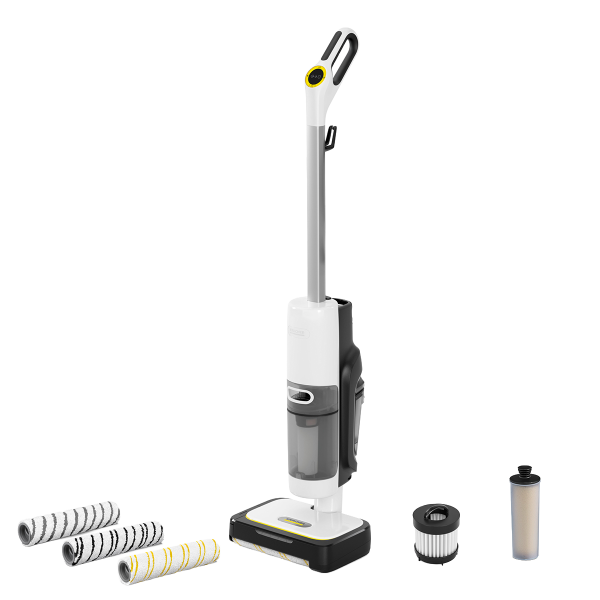 KARCHER SCV 4 Steam Vac Επαναφορτιζόμενη Σκούπα & Σφουγγαρίστρα Stick 1600W