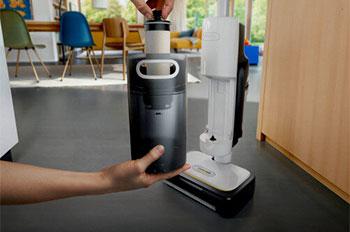 KARCHER SCV 4 Steam Vac Επαναφορτιζόμενη Σκούπα & Σφουγγαρίστρα Stick 1600W Λευκό