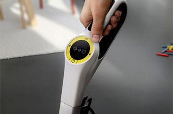 KARCHER SCV 4 Steam Vac Επαναφορτιζόμενη Σκούπα & Σφουγγαρίστρα Stick 1600W Λευκό