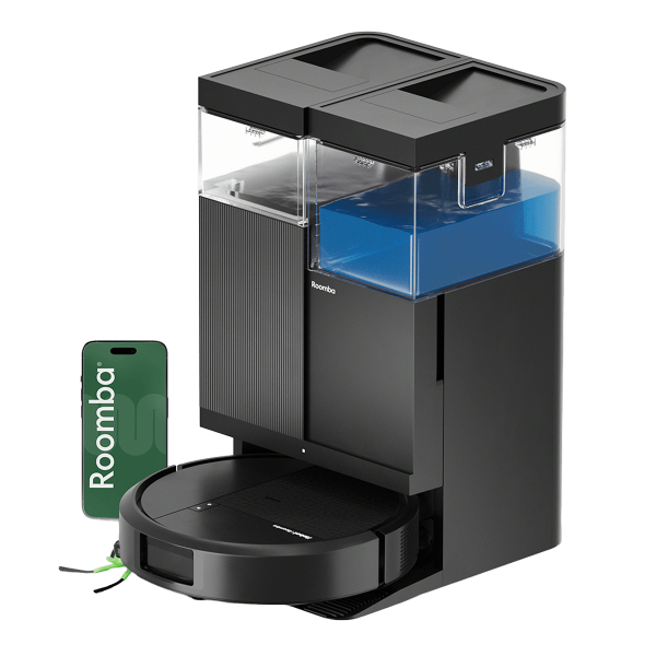 iRobot Roomba Plus Combo 515 + Βάση AutoWash Σκούπα Ρομπότ για Σκούπισμα και Σφουγγάρισμα