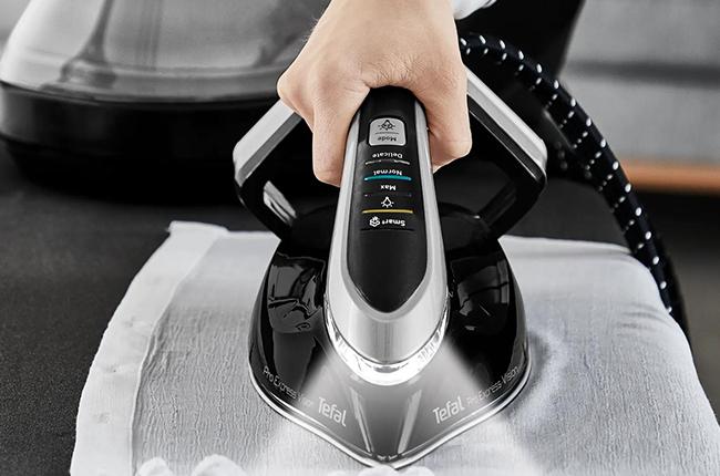 TEFAL GV9821E0 Pro Express Vision Σύστημα Σιδερώματος με Δοχείο 1.2Lt Μαύρο