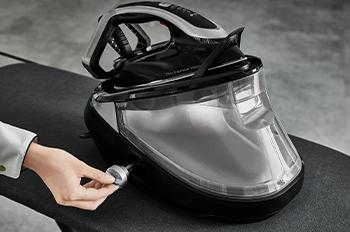 TEFAL GV9821E0 Pro Express Vision Σύστημα Σιδερώματος με Δοχείο 1.2Lt Μαύρο