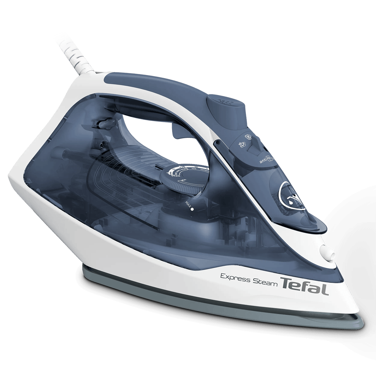 TEFAL FV2837EO Express Steam Σίδερο Ατμού 2400W Μπλε