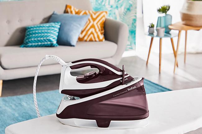 TEFAL SV6120EO Express Easy Σύστημα Σιδερώματος με Δοχείο 1.4Lt Κόκκινο